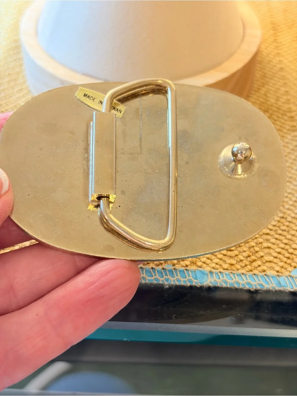 1987 Fur Rendezvous Anchorage Belt Buckle